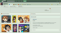 Desktop Screenshot of metanorn.deviantart.com