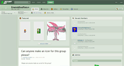 Desktop Screenshot of emeraldsoulfans.deviantart.com