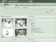 Tablet Screenshot of jetjetex.deviantart.com