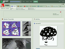 Tablet Screenshot of jaagup.deviantart.com