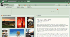 Desktop Screenshot of adoniram.deviantart.com