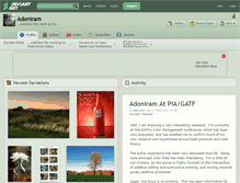 Tablet Screenshot of adoniram.deviantart.com
