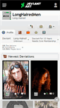 Mobile Screenshot of longhairedmen.deviantart.com