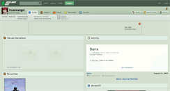 Desktop Screenshot of insaneangel.deviantart.com
