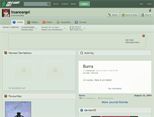 Tablet Screenshot of insaneangel.deviantart.com
