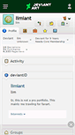 Mobile Screenshot of limiant.deviantart.com
