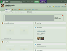 Tablet Screenshot of mindblownplz.deviantart.com