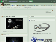 Tablet Screenshot of barcecruz.deviantart.com