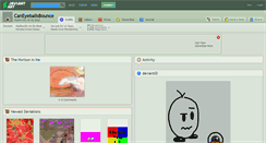 Desktop Screenshot of caneyeballsbounce.deviantart.com