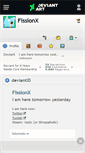 Mobile Screenshot of fissionx.deviantart.com