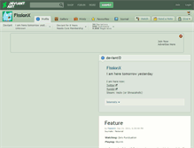 Tablet Screenshot of fissionx.deviantart.com
