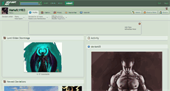 Desktop Screenshot of manufc1983.deviantart.com