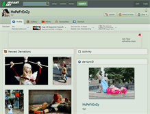 Tablet Screenshot of hopefrenzy.deviantart.com