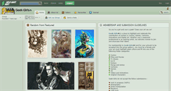 Desktop Screenshot of geek-girls.deviantart.com