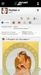Mobile Screenshot of hunter-x.deviantart.com