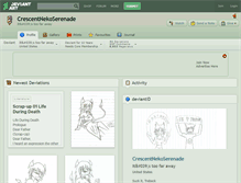 Tablet Screenshot of crescentnekoserenade.deviantart.com