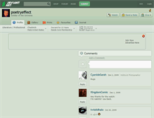 Tablet Screenshot of poetryeffect.deviantart.com