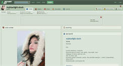 Desktop Screenshot of mybluelight-stock.deviantart.com