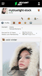 Mobile Screenshot of mybluelight-stock.deviantart.com