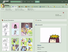 Tablet Screenshot of ninisu.deviantart.com