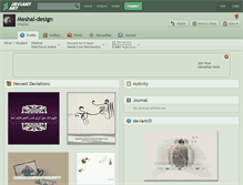 Tablet Screenshot of meshal-design.deviantart.com