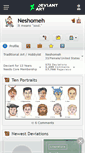 Mobile Screenshot of neshomeh.deviantart.com