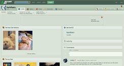 Desktop Screenshot of kuroharu.deviantart.com