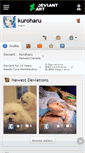 Mobile Screenshot of kuroharu.deviantart.com
