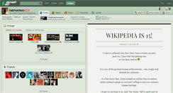 Desktop Screenshot of batmantoo.deviantart.com