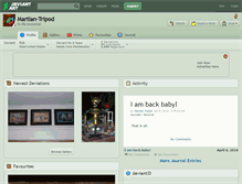 Tablet Screenshot of martian-tripod.deviantart.com