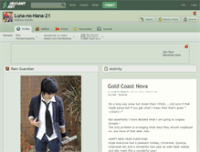 Tablet Screenshot of luna-no-hana-21.deviantart.com