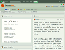 Tablet Screenshot of dusklupe.deviantart.com