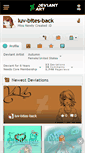 Mobile Screenshot of luv-bites-back.deviantart.com
