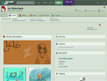 Tablet Screenshot of luv-bites-back.deviantart.com