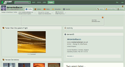 Desktop Screenshot of dementedbacon.deviantart.com