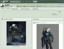 Tablet Screenshot of jy-kim.deviantart.com
