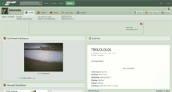 Desktop Screenshot of lulurocks.deviantart.com