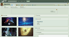 Desktop Screenshot of happymetal.deviantart.com