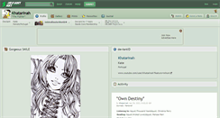 Desktop Screenshot of khatarinah.deviantart.com