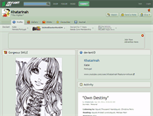 Tablet Screenshot of khatarinah.deviantart.com