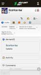 Mobile Screenshot of licorice-isa.deviantart.com
