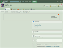 Tablet Screenshot of licorice-isa.deviantart.com