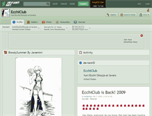 Tablet Screenshot of ecchiclub.deviantart.com