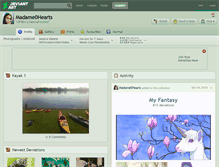 Tablet Screenshot of madame0hearts.deviantart.com
