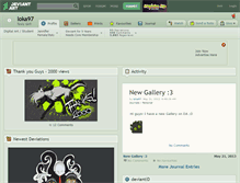 Tablet Screenshot of loka97.deviantart.com