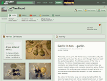 Tablet Screenshot of lostthenfound.deviantart.com