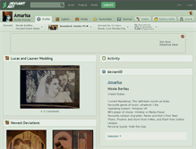 Tablet Screenshot of amarisa.deviantart.com