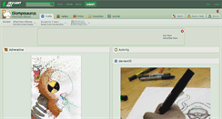 Desktop Screenshot of glomposaurus.deviantart.com
