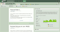 Desktop Screenshot of crack-pairings-club.deviantart.com