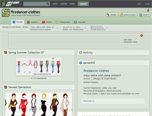 Tablet Screenshot of firedancer-clothes.deviantart.com